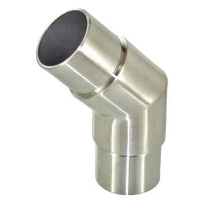 Rohrverbinder 45° eckig, für Rohr 42.4 x 2.0mm