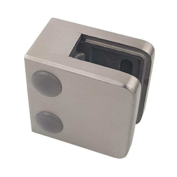 Glasklemme Modell 01 - Anschluss für Vierkantrohr