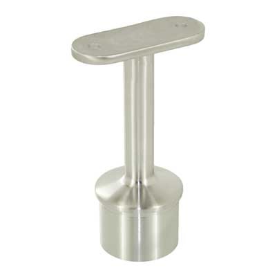 Handlaufstütze starr, für Rohr Ø 42.4 x 2.0mm, Handlaufträgerplatte für Vierkantrohr