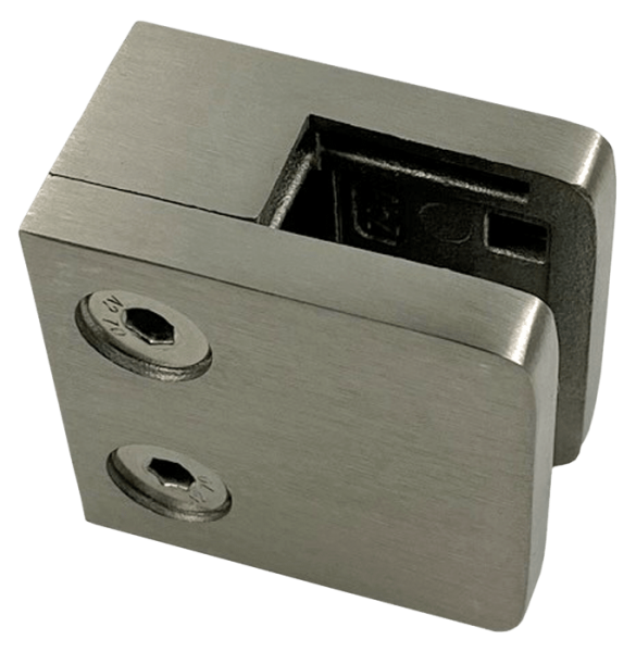 Glasklemme Modell 21 - Anschluss für Vierkantrohr