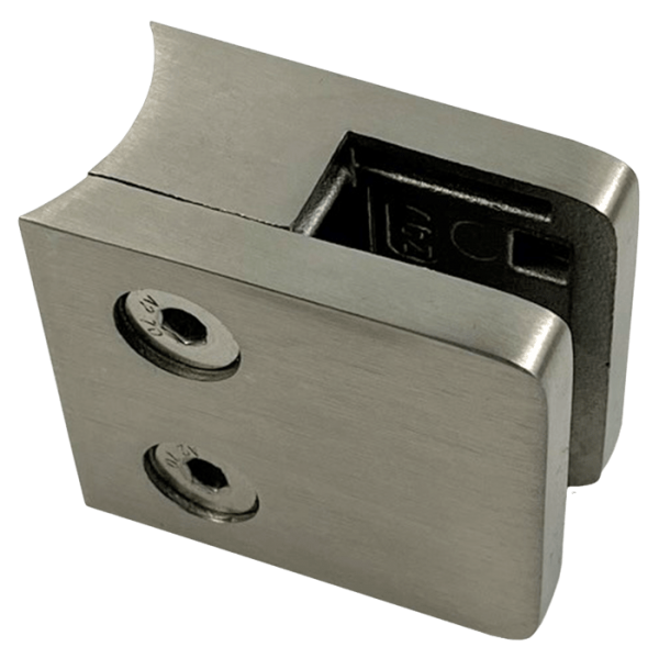 Glasklemme Modell 21 - Anschluss für Rundrohr Ø 33.7mm