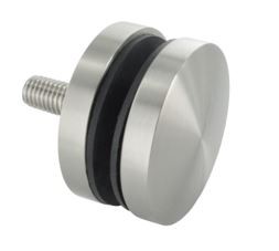 Punkthalter Ø 50mm flach, für Glasstärke 6-16mm, M10!